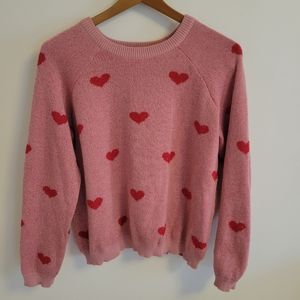 Unique vintage pink heart